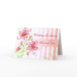 Chrysanthemums Wedding Invitation (Customizable) Greeting Cards