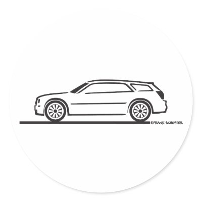 Chrysler 300 Station Wagon Sticker by frengi