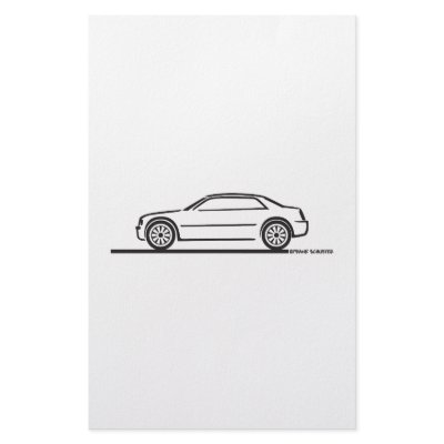 Chrysler 300C Custom Stationery by frengi