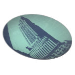 Chrysler Building Manhattan Party Plate