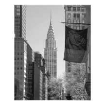 Chrysler Building PHOTO PRINT B&W