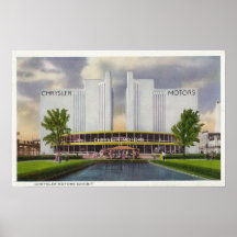 Chrysler Motors Exhibit, 1934 World's Fair Print