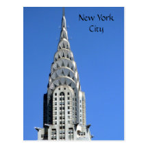 chrysler silver ny postcard