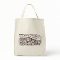 Chub & Carrot Provisions Vintage Artwork Canvas Bag