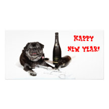 Chubbs The Wampug Happy New Year Photo Card