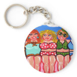Chubby Beach Divas Friends keychains