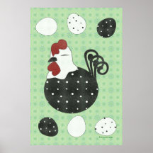 Chubby Chicken Poster