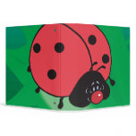 chubby little ladybug notebook binder