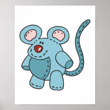 chubby little mouse poster