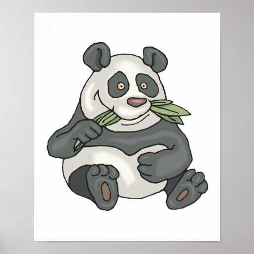 chubby little panda bear posters