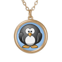 Chubby Penguin Necklace