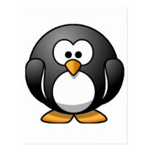 Chubby Penguin Post Cards