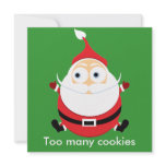 Chubby Santa Christmas Card Xmas Card invitations