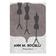 Chubby Vintage Mannequins Business Card