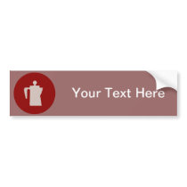 Chuck Wagon Coffee Pot - Cowboy Coffee Time Bumper Sticker