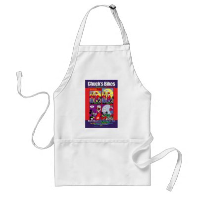 Chuck's Bikes Apron by stanfordbaker