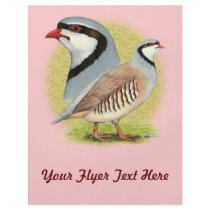 Chukar Partridge Combo Full Color Flyer