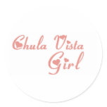 Chula Vista Girl tee shirts Stickers