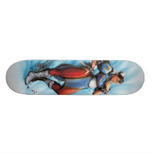 Chun-Li Hand on Hip Skateboard Deck