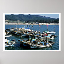 Chungchongnam-Do - Fishing Boats At Chollipo Print