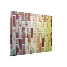 Chunk Of Brick Wall For Texture Stretched Canvas Print