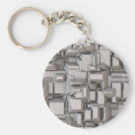 Chunky Heavy Metal Cubes Keychains