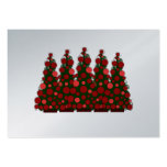 Chunky Red Message Christmas Tags