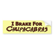 Chupacabra Bumper Sticker bumper stickers