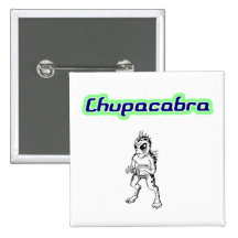 Chupacabra (Sketch) Button