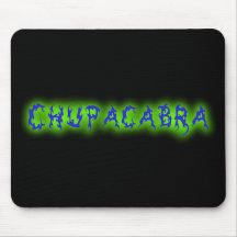 Chupacabra Text Mousepads