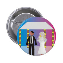 Chuppa Pinback Button