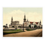 Church and Royal Castle, Altstadt, Dresden, Saxony Postcards