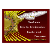 Church Band Business Card