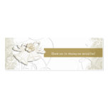 Church bells n floral wedding favour
