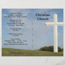 Church Bulletin Customizable Personalized Flyer