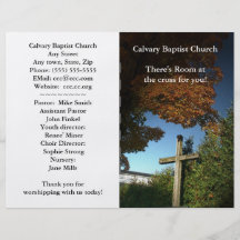 Church Bulletin,  Customize Personalized Flyer