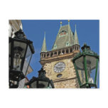 Church Clock Tower Old Town Prague(2) Post Card