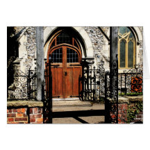 Church Door Card