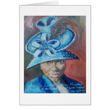 Church Hat Chey greeting card