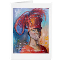 Church Hat Chloe Greeting Cards