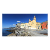 Church in Camogli Photo Card Template