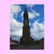 Church in Delft postcards