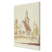 Church in Pankow, Berlin Canvas Print