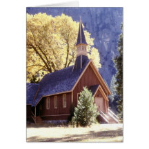 Church in Yosemite National Park Cards
