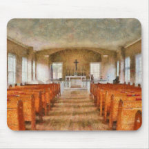 Church - Inside a church Mouse Pads