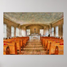 Church - Inside a church Posters