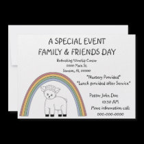 Church Invitation Gathering Special Event invitations