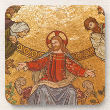 Church Mosaic - Jesus Christ Coasters