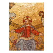 Church Mosaic - Jesus Christ Personalized Invitations