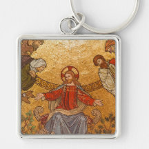 Church Mosaic - Jesus Christ Key Chains